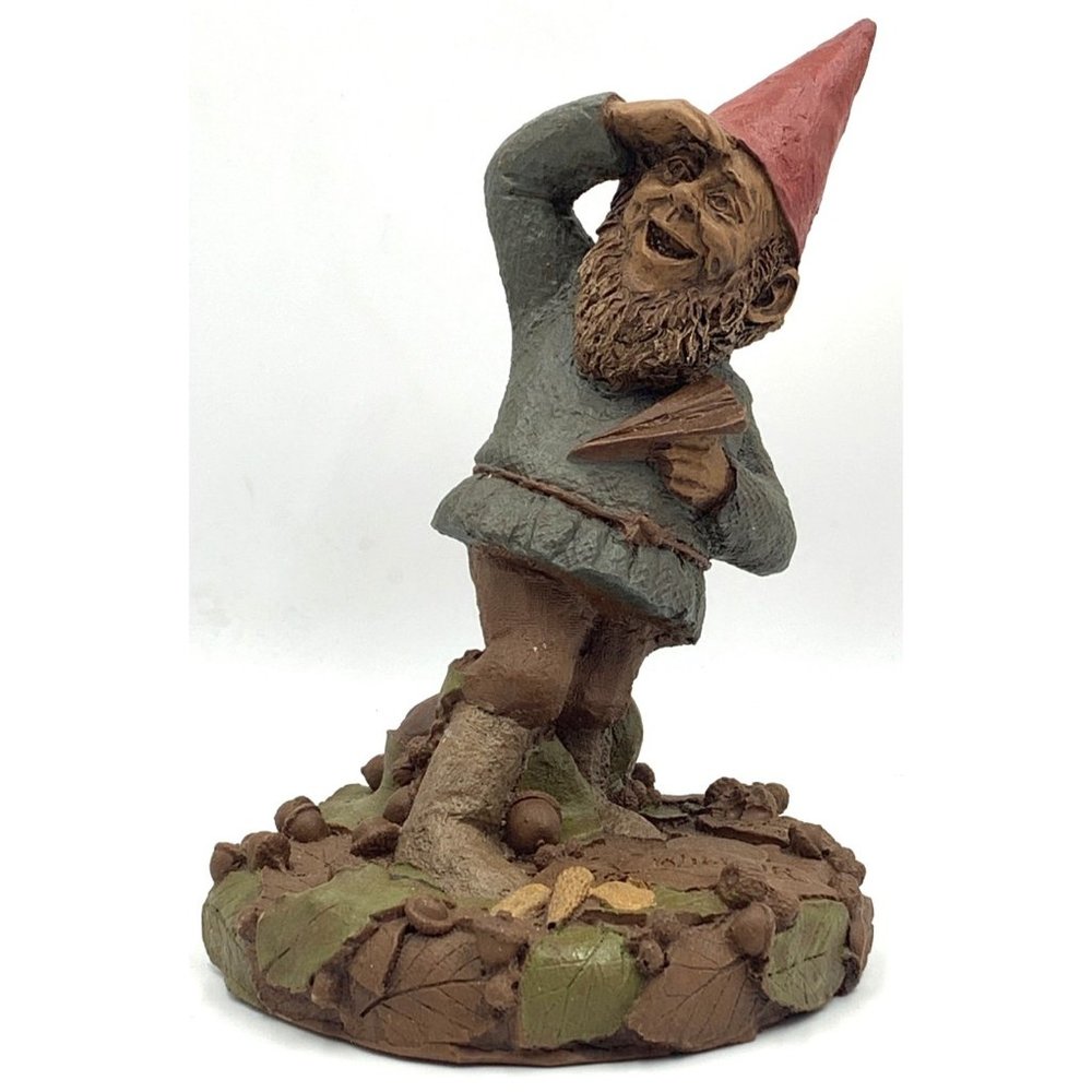 Tom Clark Gnome WILBUR Figurine #60 Wright Brothers First Airplane Flight 1983